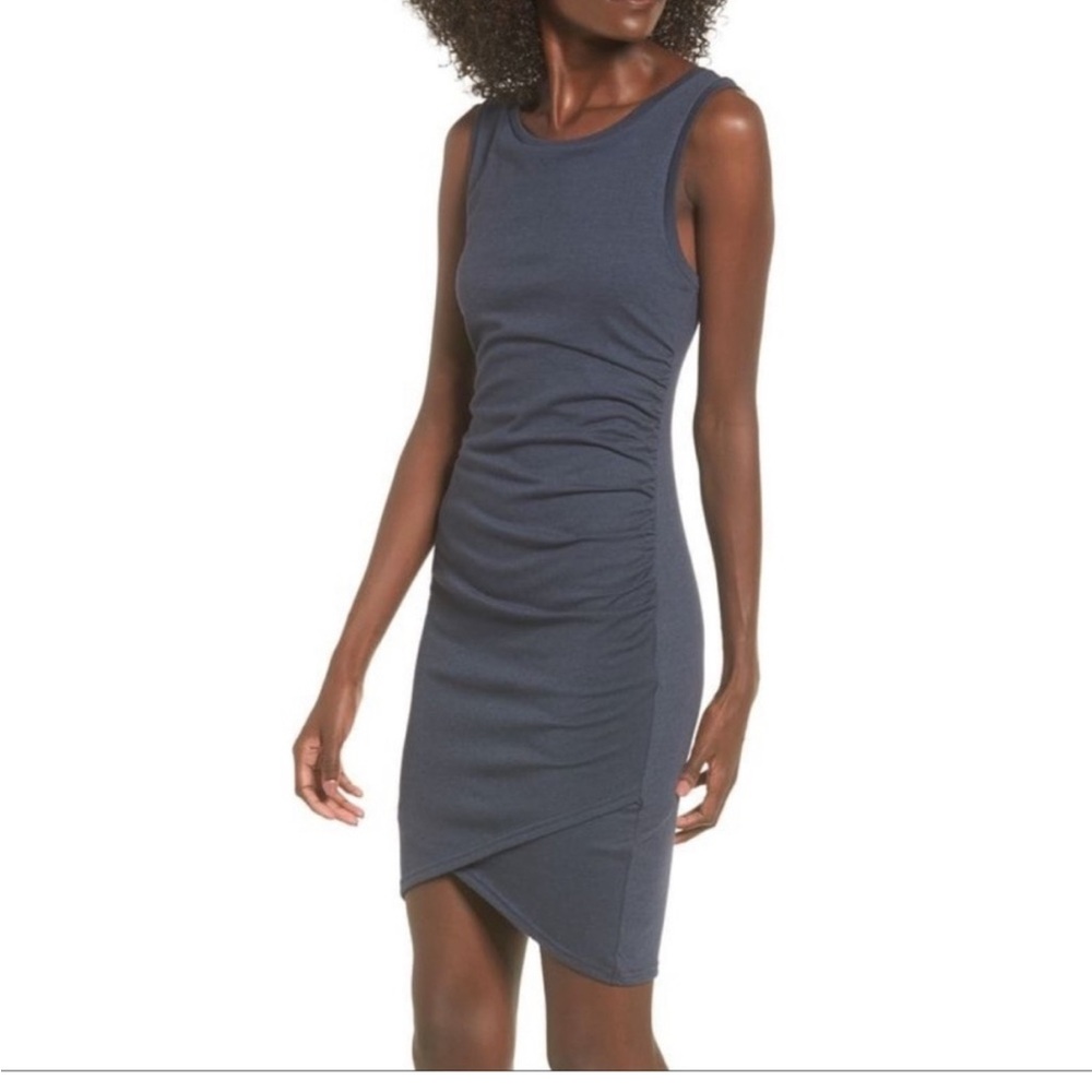 Leith Ruched Tank Dress, Size S